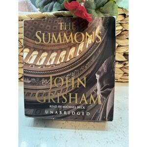 John Grisham The Summons 2002 Compact Discs Audio Book 8 CDs Approx 8.5 Hours